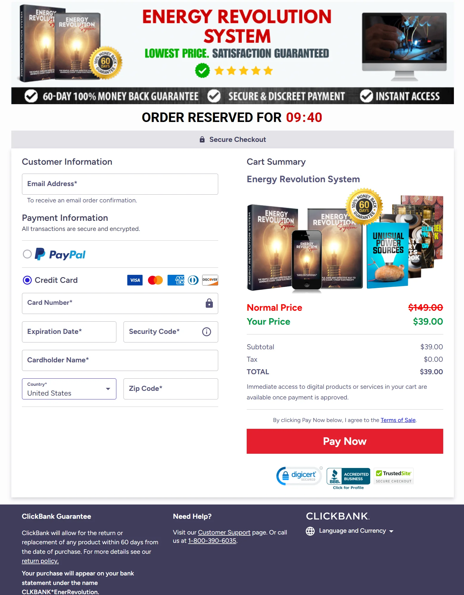 Buy Now The Energy Revolution System Process